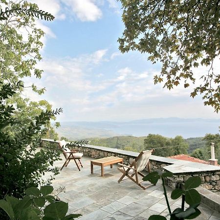 Pelion Belvedere - The Modern Cottage Vizitsa Bagian luar foto